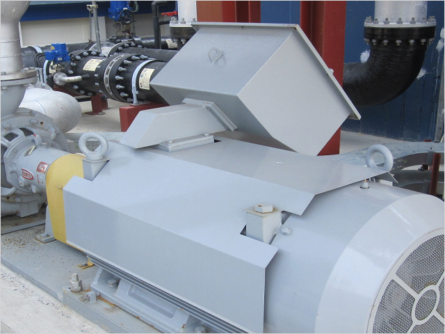Ballast pump (maximum processing capacity:1,500m3/h)